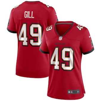 womens nike cam gill red tampa bay buccaneers game jersey_pi